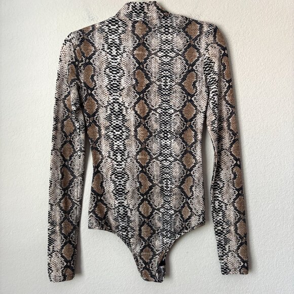 I.AM.GIA Snake Print Kenzie Long Sleeve Print Bodysuit - Picture 9 of 13
